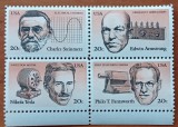U.S.A-1983-''INVENTATORI -AMERICANI''- BLOC de 4val.''.- (Cat Scot=8$)-mnh-netampilat-Vezi-Scan