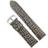 Cumpara ieftin Curea de ceas neagra din piele veritabila de Crocodil 20mm 22mm 24mm WZ1898