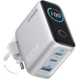 Cumpara ieftin Anker Smart Display 100W , A ncarcator retea, 2A USB, C + USB, A, fast charge, silver , B121BG41