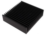Radiator extrudat cu aripioare negru 150x160x40mm