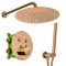Set de duș incastrat Rea LUNGO MILER COPPER + BOX