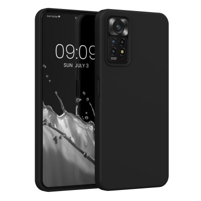 Husa Kwmobile pentru Xiaomi Redmi Note 11 Pro/Redmi Note 11 Pro 5G/Redmi Note 12 Pro, Negru, Silicon, KWM0000151A056C foto