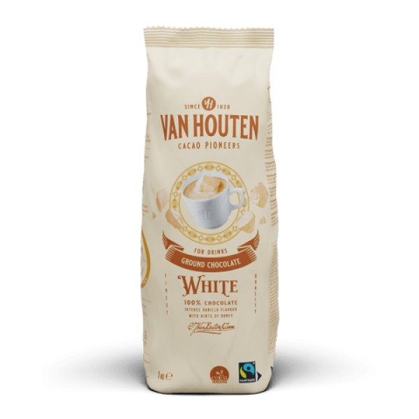 Van Houten White Ciocolata calda alba, 1kg