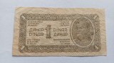 Iugoslavia - 1 Dinar 1944