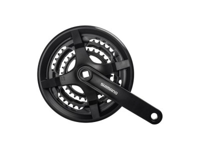 Angrenaj Pedalier Shimano Tourney Fc-Ty301, 48X38X28T, Brat 175Mm, Pt. 6/7/8 Vit... Cod:AFCTY301E888CL foto