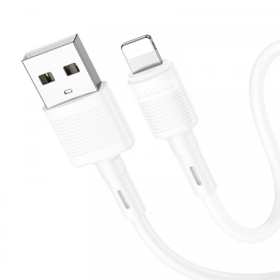 Cablu Date si Incarcare USB-A - Lightning HOCO X83 Victory, 18W, 1m, Alb foto