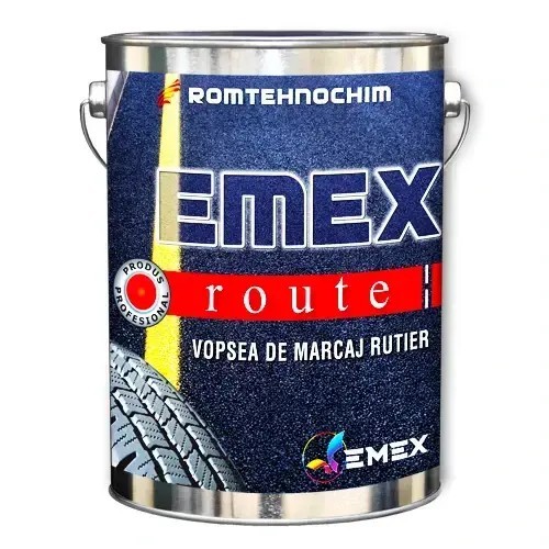 Vopsea Marcaj Rutier &ldquo;Emex Route&rdquo; - Galben - Bid. 25 Kg