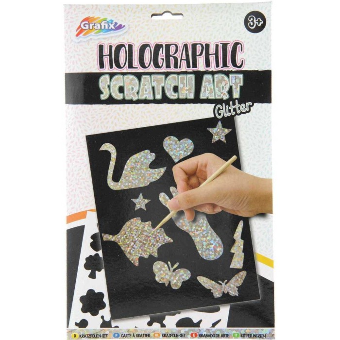 Set fise razuibile Holographic Scratch Art Grafix GR220002