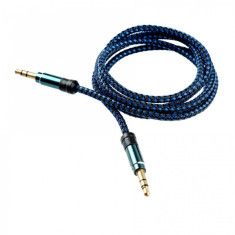 Cablu audio Tellur Jack 3.5mm 1m Albastru foto