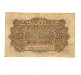 Romania 1917 - 25 bani, ocupatia germana, circulata