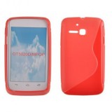 HUSA SILICON S-LINE ALCATEL ONE TOUCH M POP (5020) ROSU