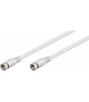 Cablu de antena ecranat F tata-tata 3.5m Goobay foto