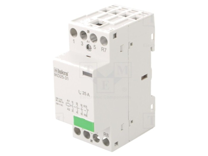 Contactor 4-poli 25A, 230VAC