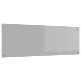 vidaXL Panou de bucătărie Gri deschis 120 x 40 cm sticlă securizată 42001307