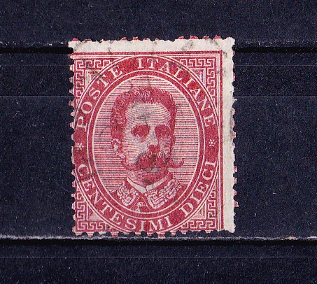 TSV$ - 1879 ITALIA MICHEL 38, STAMPILAT