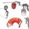 Kit compresor aer Carpoint 5 piese : Furtun presiune 4m si pistol umflat, lichid , vopsitorie si suflat aer AutoDrive ProParts