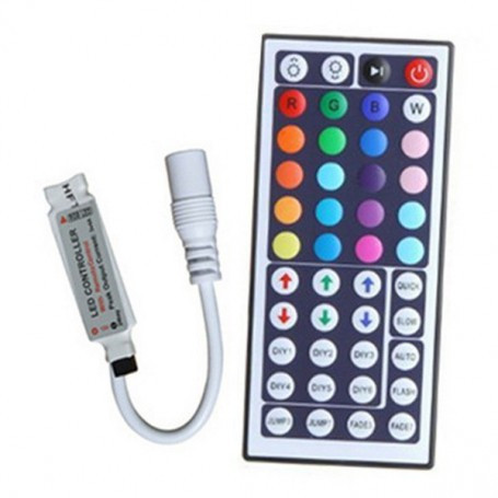 Telecomanda mini LED RGB IR 48 butoane