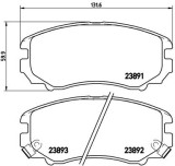 BREMBO P 30 018 PRIME LINE set placute frana,frana disc