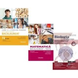 Pachet Bacalaureat 2026. Limba si literatura romana 72 teste complete, Matematica M1. Teste si Biologie pe intelesul tuturor clasele 11-12 - Mimi Gram