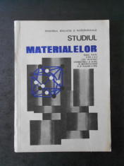 NICULAE POPESCU - STUDIUL MATERIALELOR clasa a IX-a foto