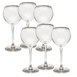 Cumpara ieftin Set 6 pahare cristal vin rosu Banquet, 340 ml, Banquet Crystal