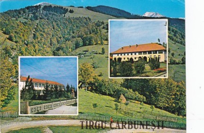 AMS - ILUSTRATA 1093, CARBUNESTI, LICEUL TUDOR ARGHEZI, CONSILIUL POPULAR, CIRCULATA foto