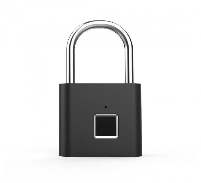 Lacat Cu Senzor De Amprenta MRG M864, Smart, Acumulator, Negru