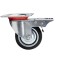 Roata Pivotanta cu Flansa pentru Carucior cu frana 200 mm 230 kg