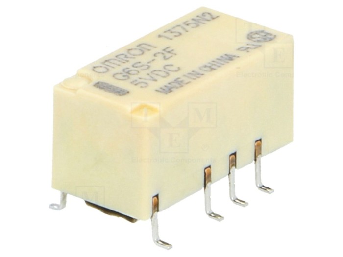 Releu electromagnetic DPDT 5VDC 2A