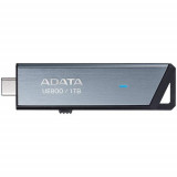 Memorie USB ADATA UE800 metalic, 1TB, USB Type-C, R/W up to 1000MB/s, Argintiu