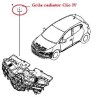 Grila Radiator Renault Clio 4 IV Originala 622563184R Fata