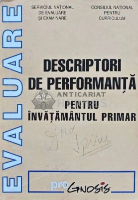 Descriptori de performanta pentru invatamantul primar - 2007 (AP39) foto
