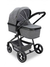 Carucior transformabil 3 in 1 Asalvo Riso Gri foto