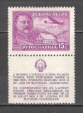 Iugoslavia.1948 Posta aeriana-L.Kosir cu vigneta SI.155