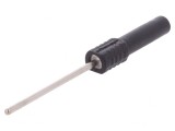 Soclu Banană 4mm 20A Negru