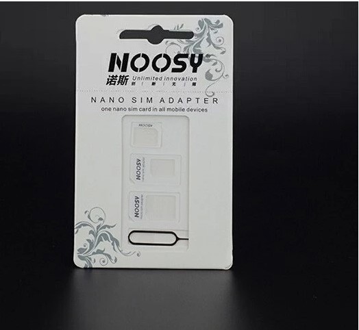 Set adaptor 3 in 1 Micro Sim si Nano Sim la Sim normal + cheita