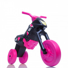 Tricicleta fara pedale Enduro negru roz foto