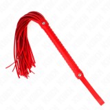 KINK - WHIP WITH RED TEXTURED HANDLE 48.5 CM, KINK IMPACT &amp; TOUCH