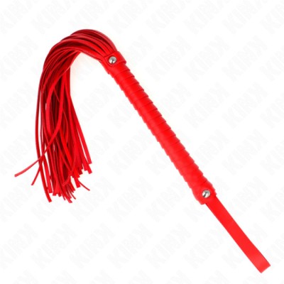 KINK - WHIP WITH RED TEXTURED HANDLE 48.5 CM foto