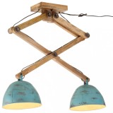 VidaXL Lampă de tavan 25 W, albastru uzat, 29x18x85 cm, E27