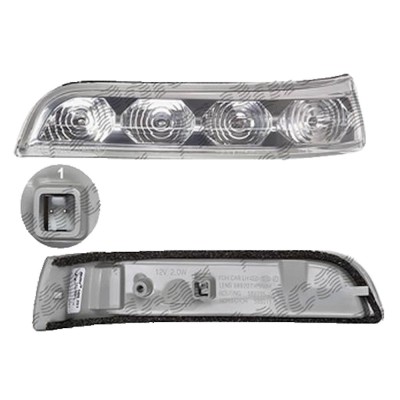 Semnalizare oglinda Hyundai I30 (Fd), 2009-03.2012, partea Dreapta, LED; Omologare: ECE, OEM/OES foto