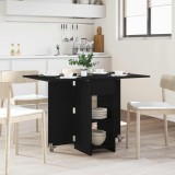vidaXL Masă de dining 115 x 70 x 75 cm Lemn prelucrat Stejar Negru 8006030