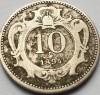 10 Heller 1894 Austria, Franz Joseph I, KM#2802, Moneda Veche