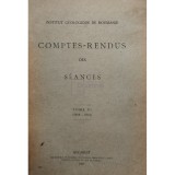 Comptes-rendus des seances, tome VI (editia 1927)