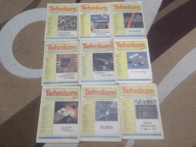 9 NUMERE REVISTA TEHNIUM &amp;#039;88 foto