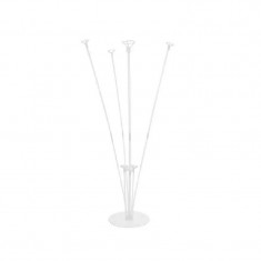 Suport din plastic pentru baloane, 70 cm, Gonga&reg; Transparent