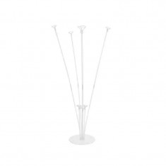 Suport din plastic pentru baloane, 70 cm, Gonga® Transparent