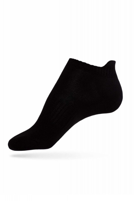 Șosete scurte bumbac cu talpa flaușată, Esli Active 078 - Negru, 36-37 (23)
