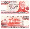 Argentina 10000 Pesos 1976-83, P-306b, UNC, Bancnota Argentina