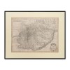 Harta Valahiei, gravură &icirc;n cupru, 1781